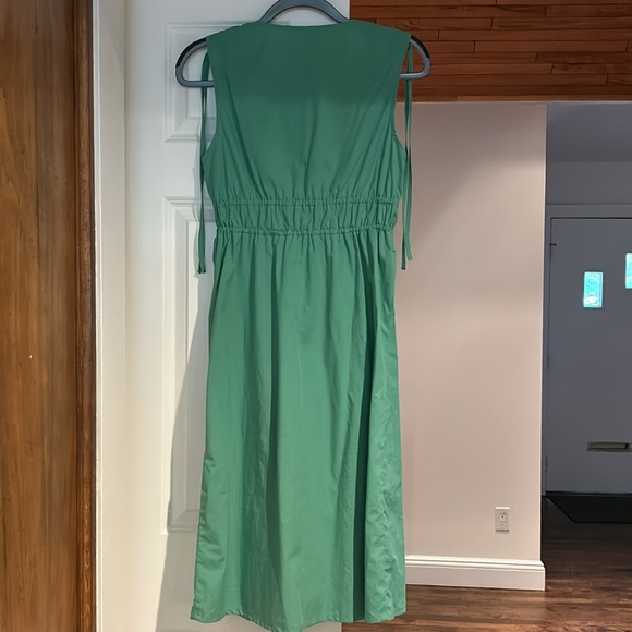 Rails Green Organic Cotton Constitine Self Tie Midi Dress Size Small - Picture 7 of 13